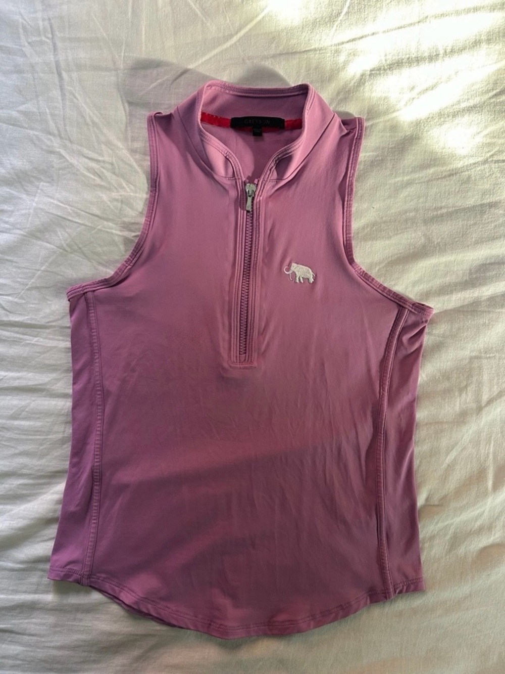 Greyson Vesta Mock Neck Sleeveless Polo